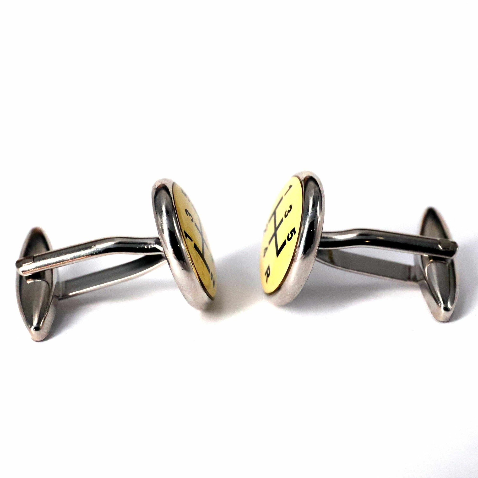 MarZthomson Gear Shift Knob Cufflinks-Cufflinks.com.sg