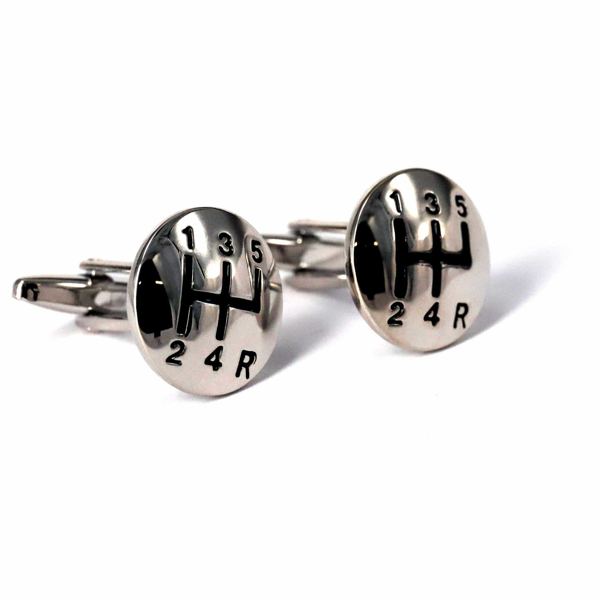 MarZthomson Gear Shift Knob Cufflinks-Cufflinks.com.sg
