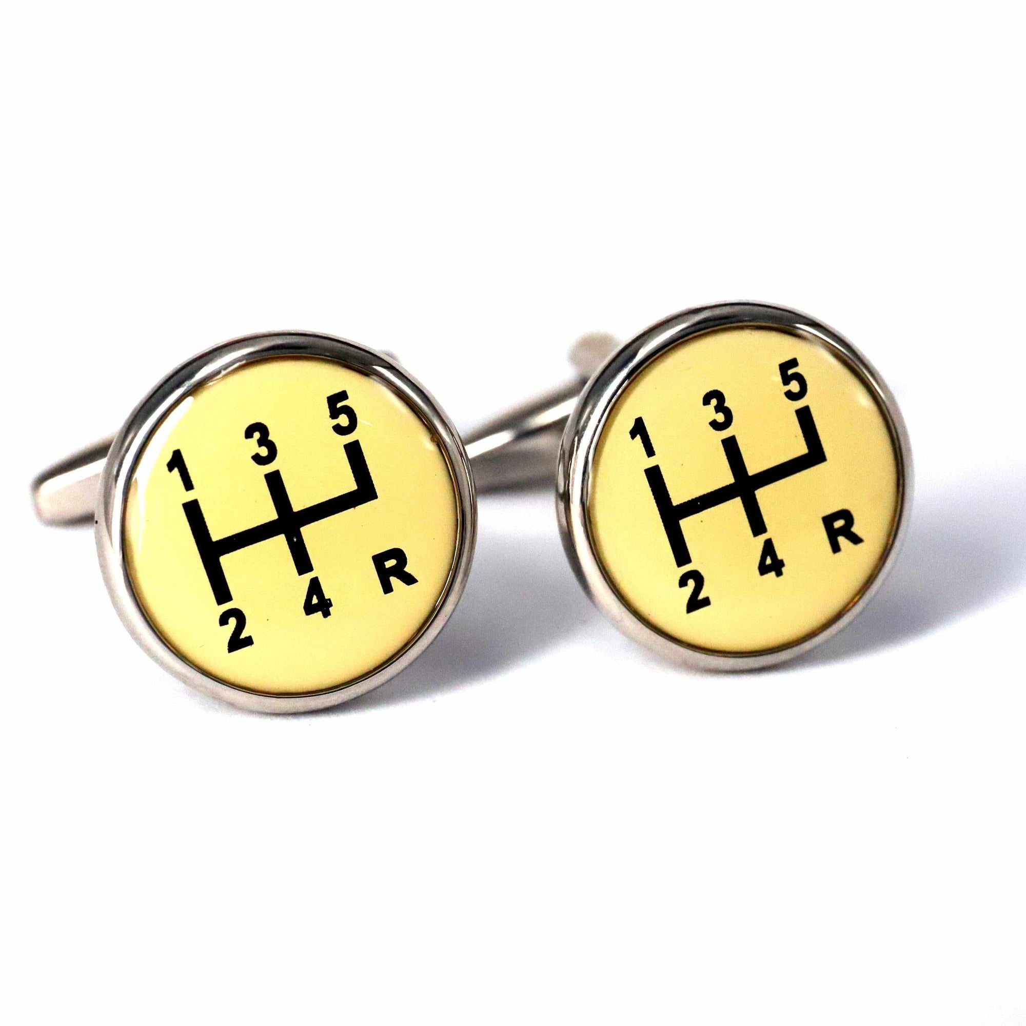 MarZthomson Gear Shift Knob Cufflinks-Cufflinks.com.sg