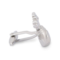 MarZthomson Golf Bag Cufflinks in Silver-Cufflinks.com.sg