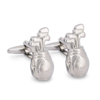 MarZthomson Golf Bag Cufflinks in Silver-Cufflinks.com.sg