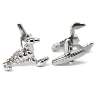 MarZthomson Lobster Cufflinks Silver-Animal and Nature Cufflinks-MarZthomson-Cufflinks.com.sg