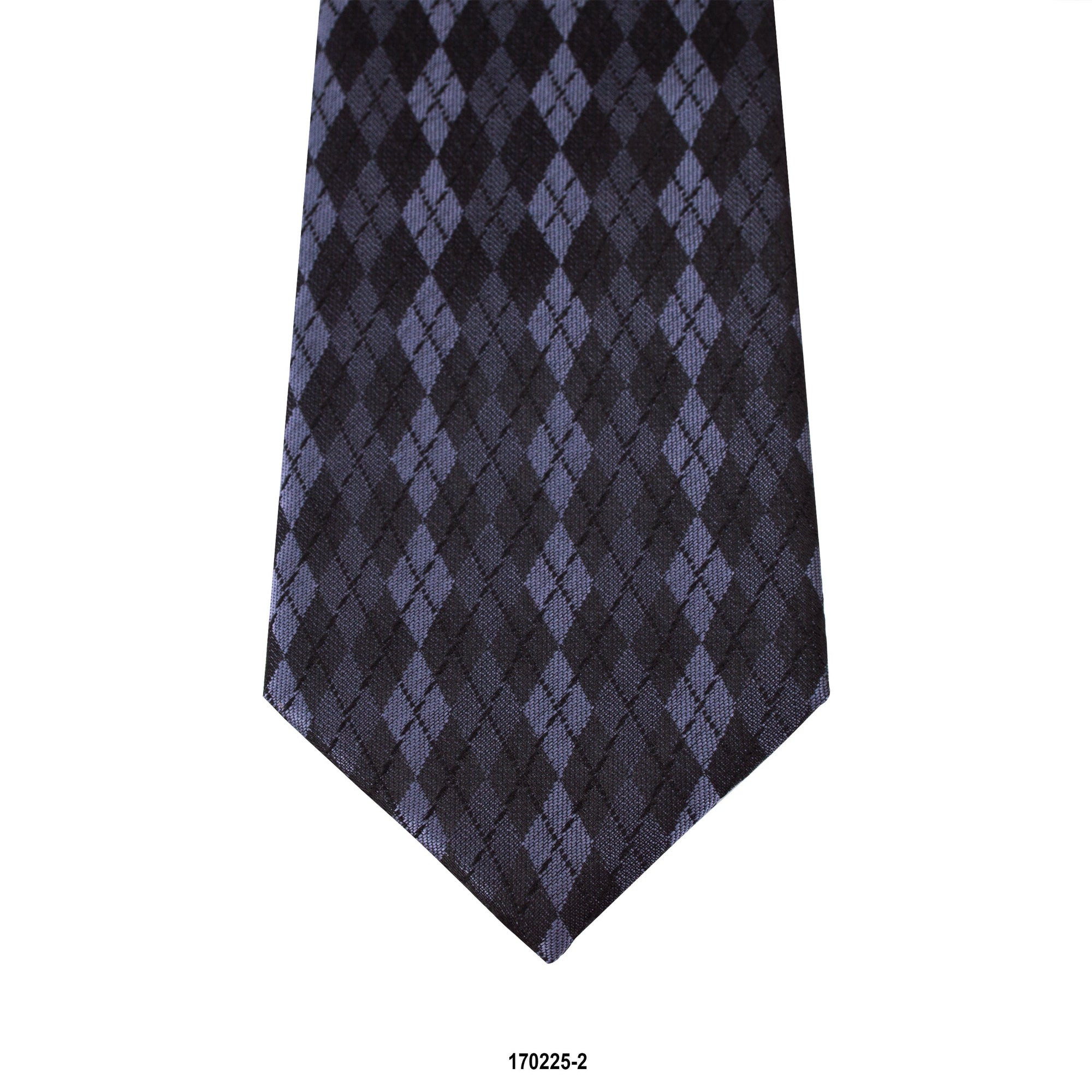 Marz 8cm Argyle Check Pattern Tie in Grey M-Cufflinks.com.sg | Neckties.com.sg