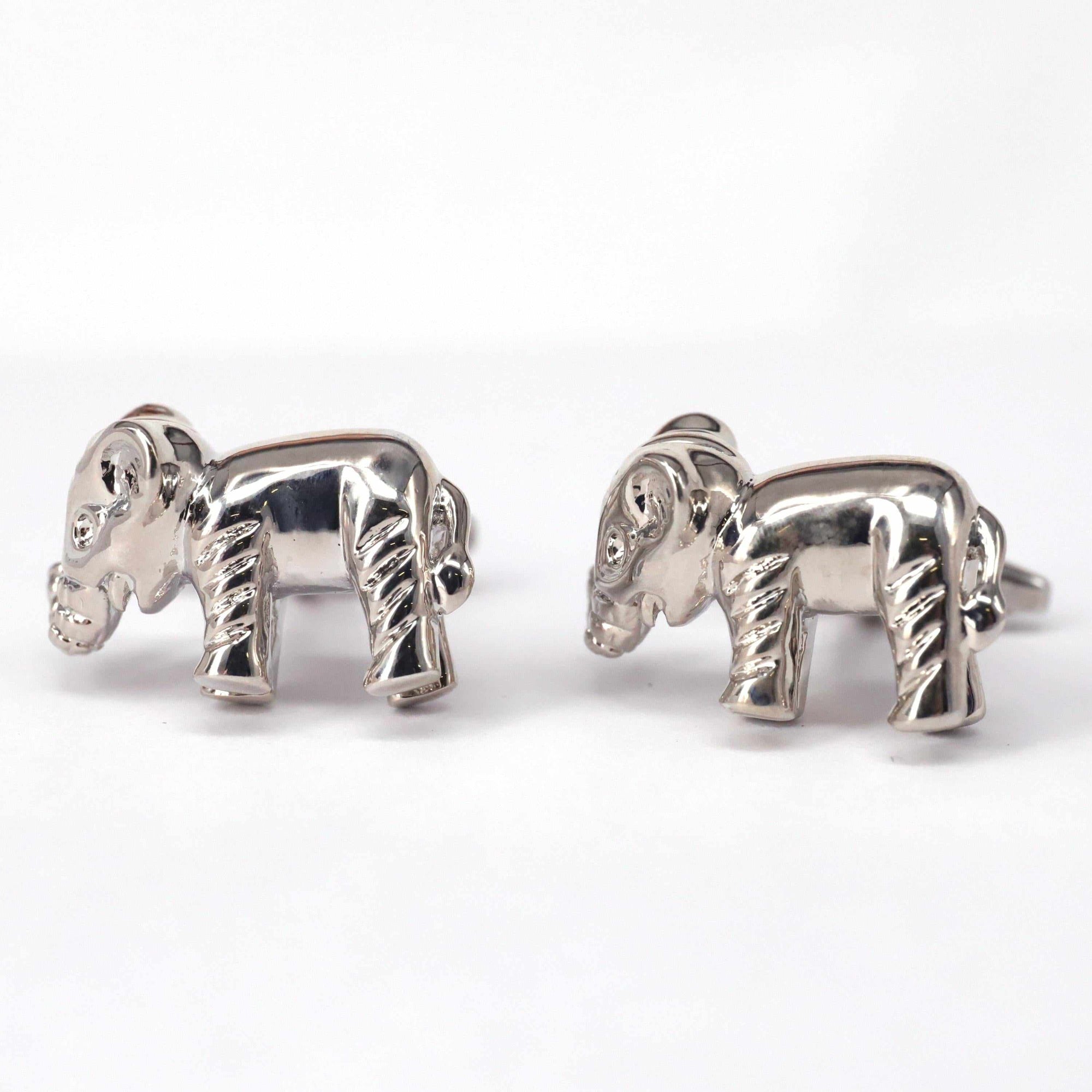 Marzthomson Elephant Cufflinks-Cufflinks.com.sg