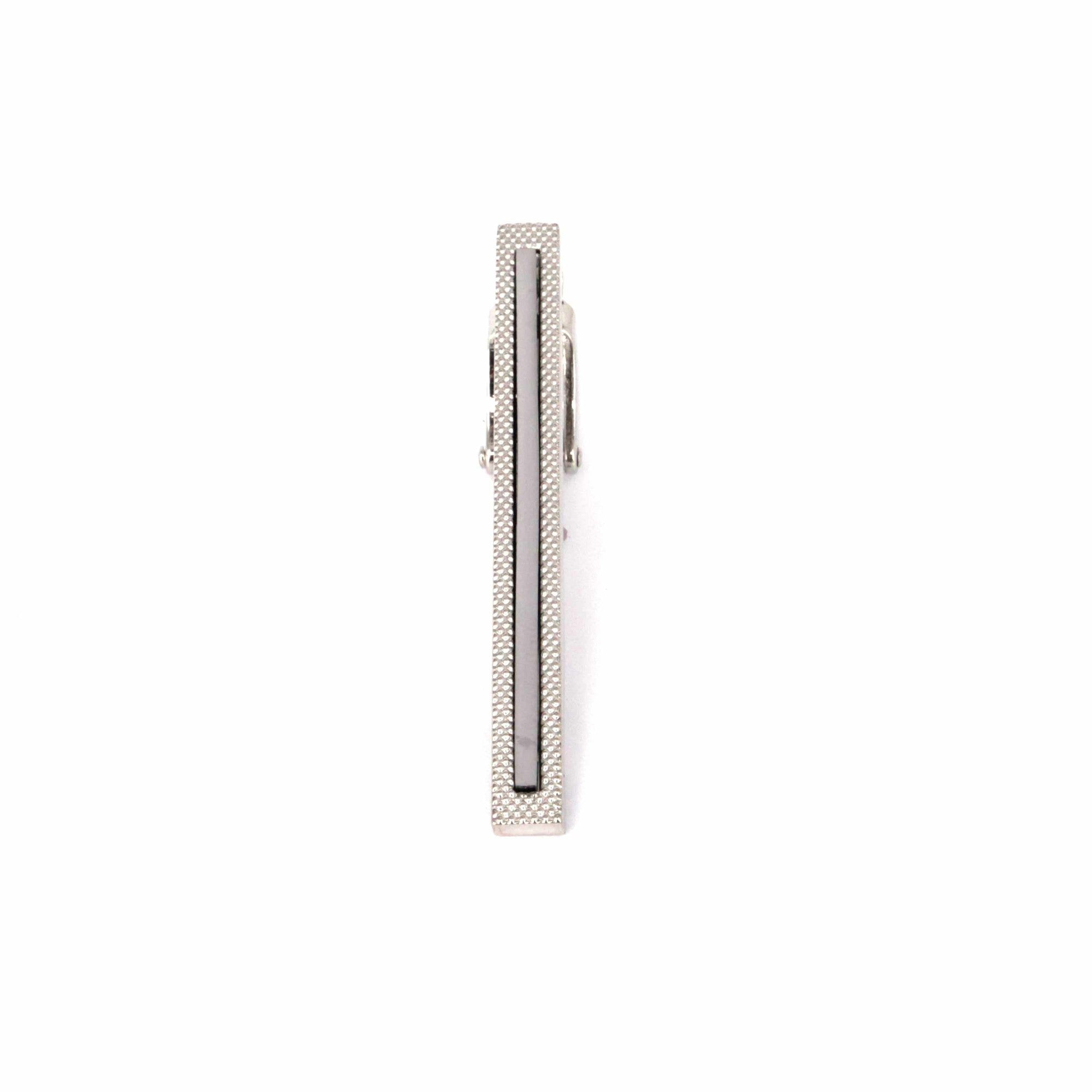 Marzthomson Embossed Tie Bar 5cm-Tie Clip-MarZthomson-Cufflinks.com.sg