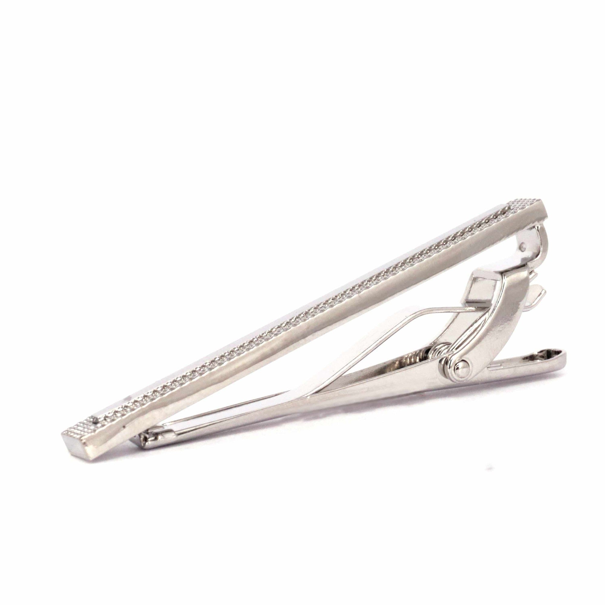 Marzthomson Embossed Tie Bar 5cm-Tie Clip-MarZthomson-Cufflinks.com.sg