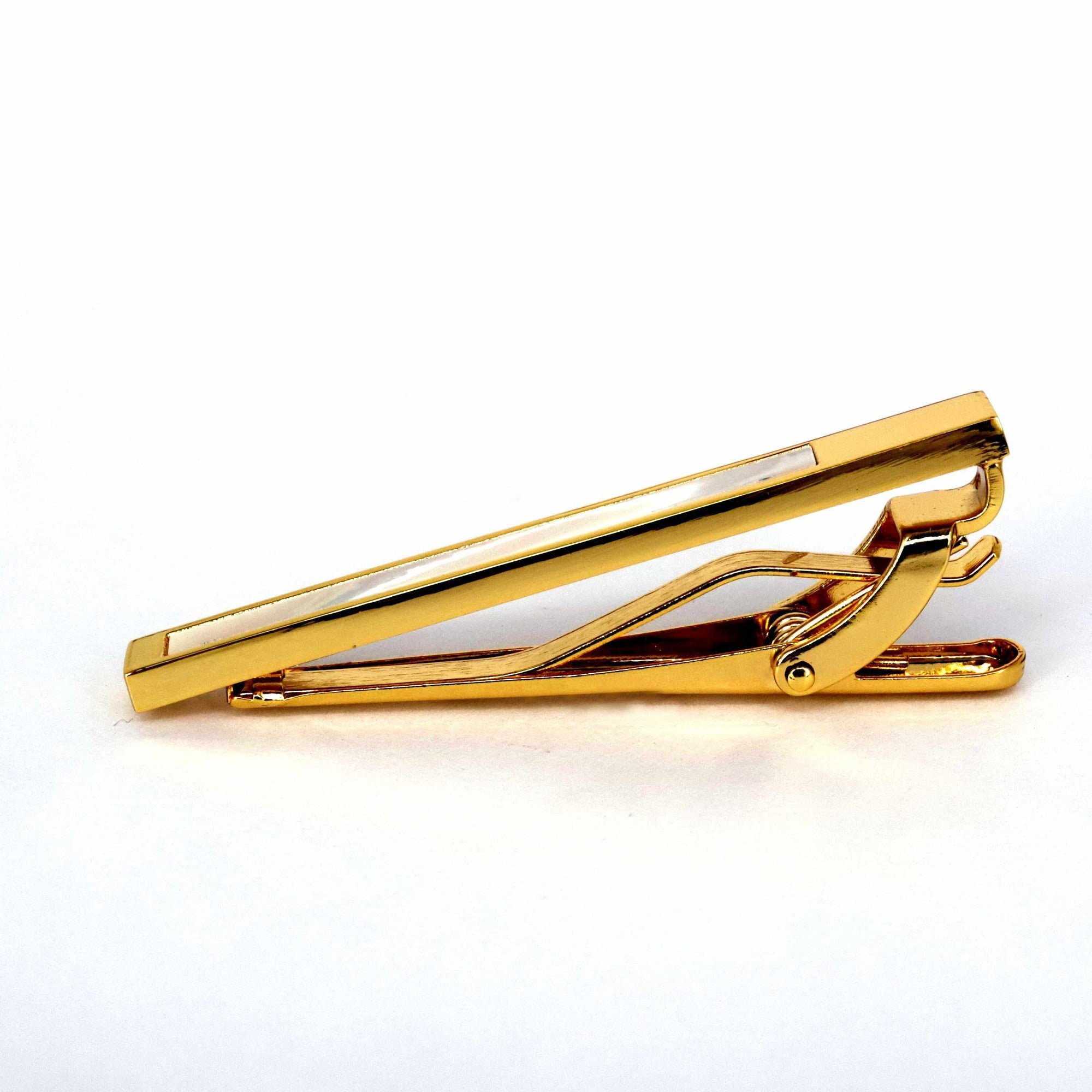Marzthomson Mother of Pearl Tie Bar 5cm-Tie Clip-MarZthomson-Cufflinks.com.sg