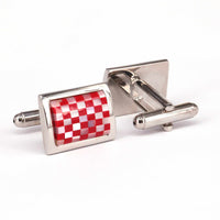 Mosaic Square MOP Cufflinks modern classic J-MarZthomson-Cufflinks.com.sg