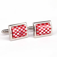Mosaic Square MOP Cufflinks modern classic J-MarZthomson-Cufflinks.com.sg