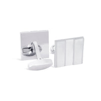 Mother of Pearl Square Cufflinks-Cufflinks.com.sg