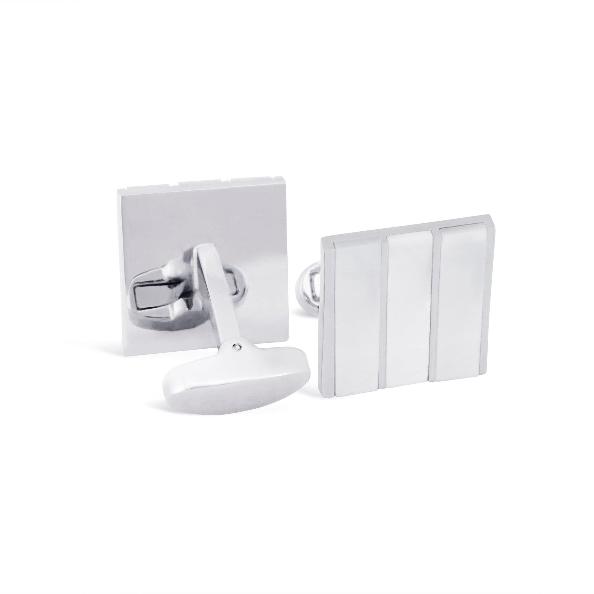 Mother of Pearl Square Cufflinks-Cufflinks.com.sg