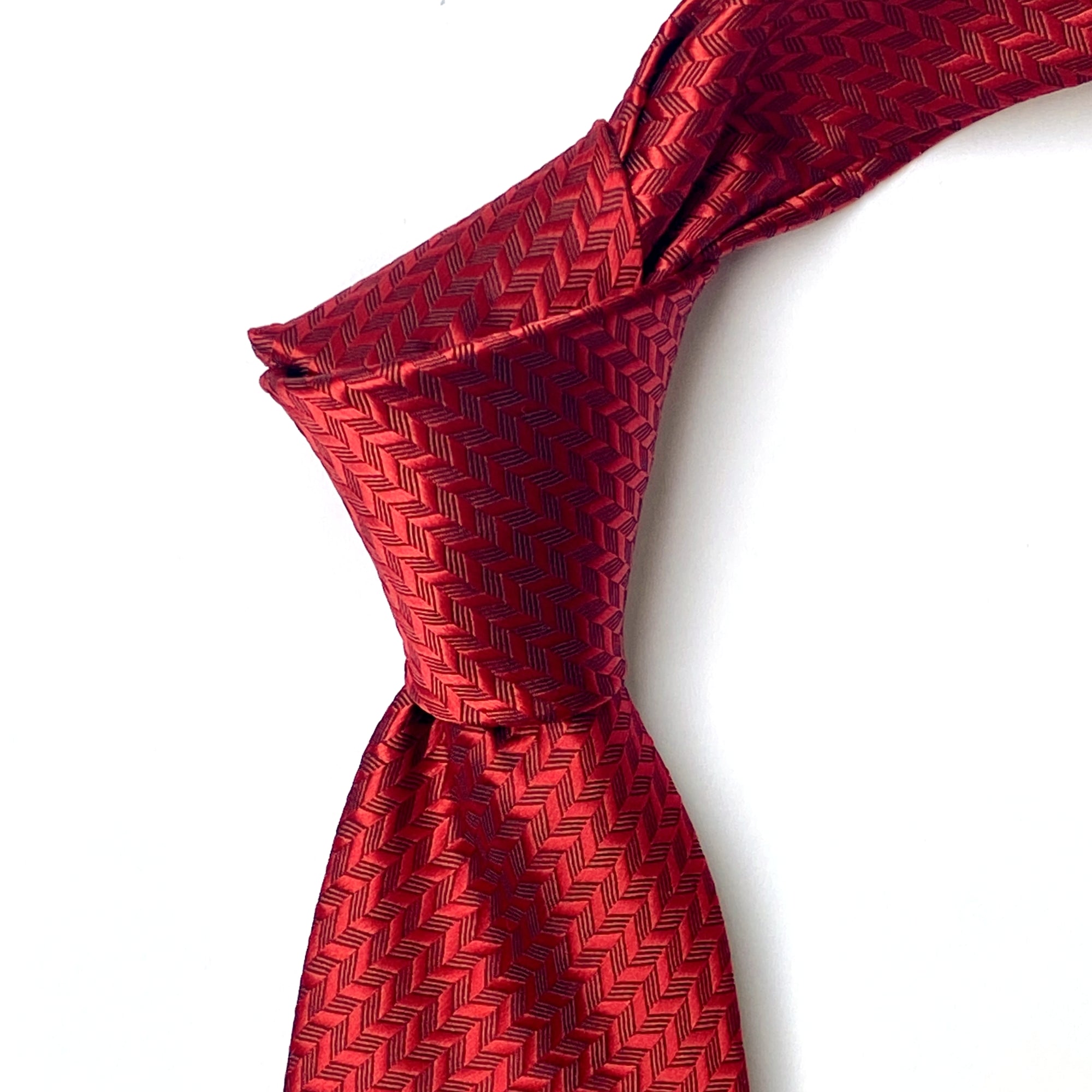 MarZthomson 8 厘米蓝绿色几何细节编织领带