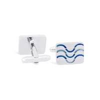 Ocean Waves Mortiff Cufflinks-Cufflinks.com.sg
