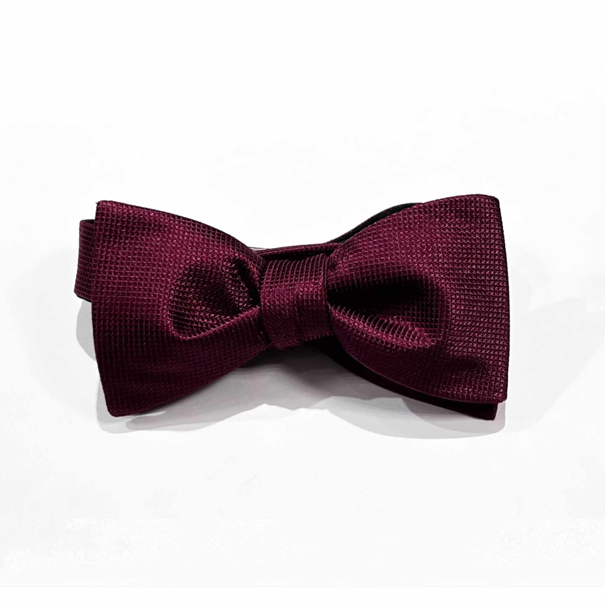Orobianco Bow Tie (Self /Ready) - Butterfly-Bow Ties-Orobianco-Fuchsia Rose 530020-Cufflinks.com.sg
