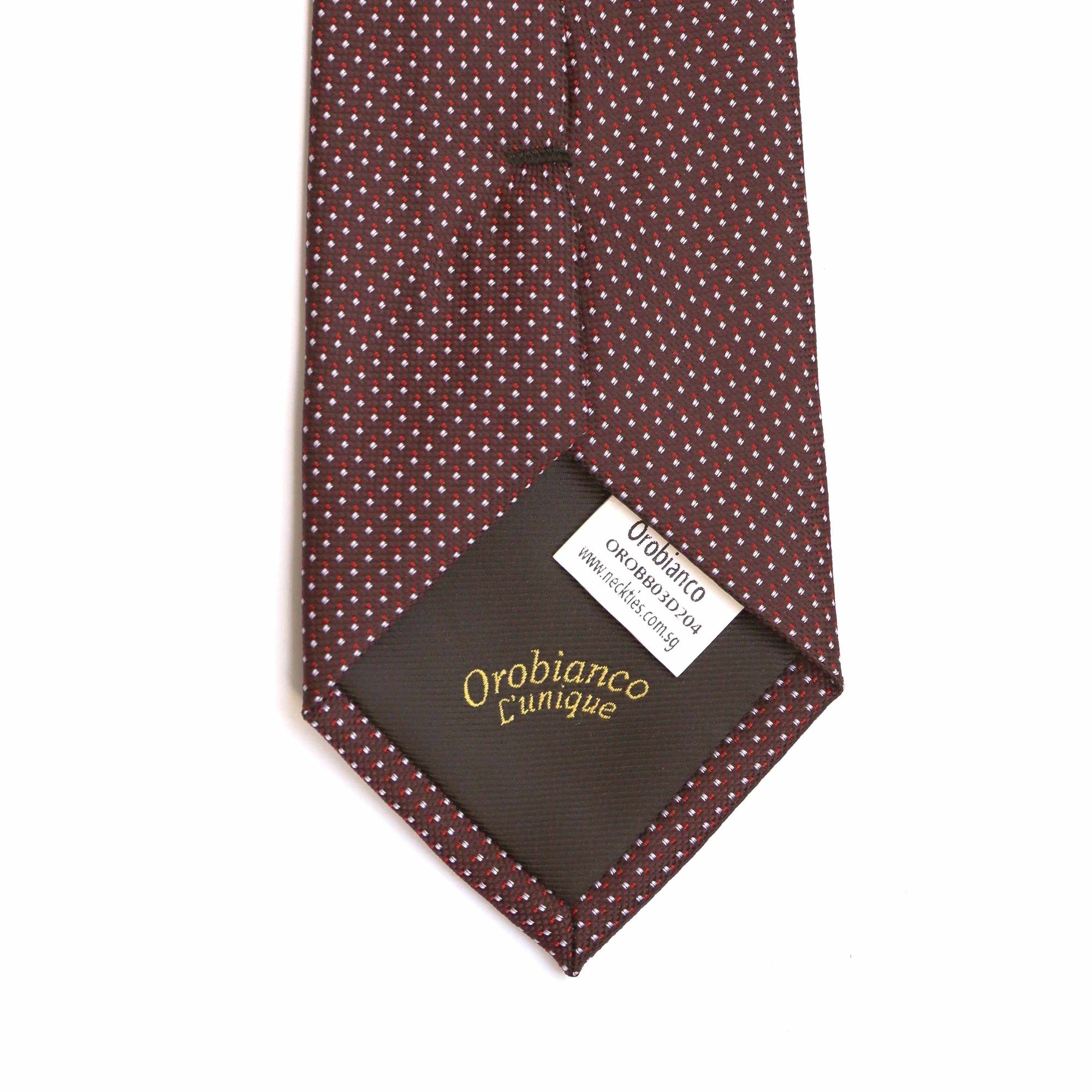 Orobianco L'unique Classic Woven Necktie204-Cufflinks.com.sg | Neckties.com.sg