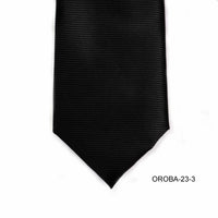 Orobianco L'unique Heavy Twille Black-Neckties-Orobianco L'unique-Cufflinks.com.sg