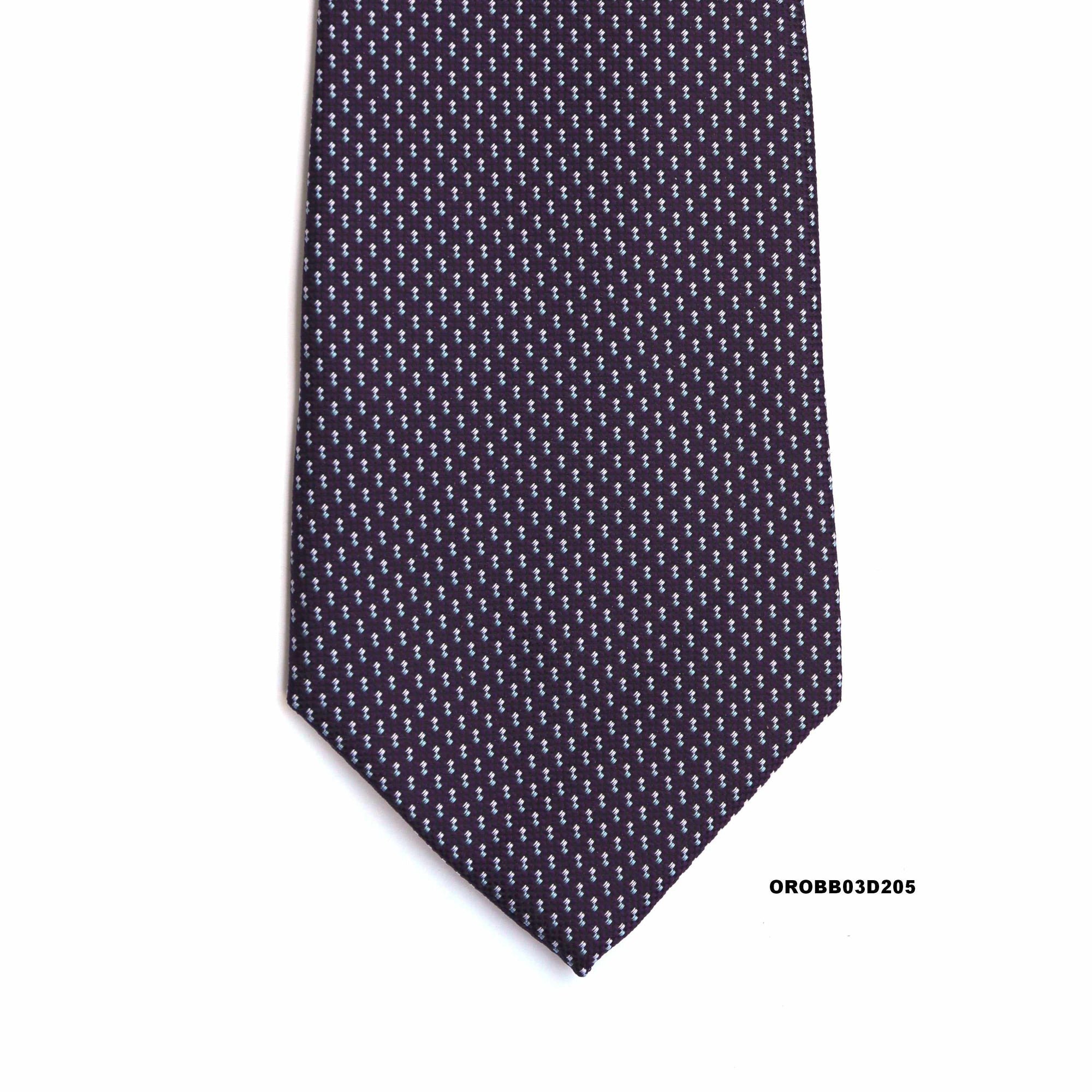 Orobianco L'unique Jacquard Micropattern Necktie D205-Cufflinks.com.sg | Neckties.com.sg