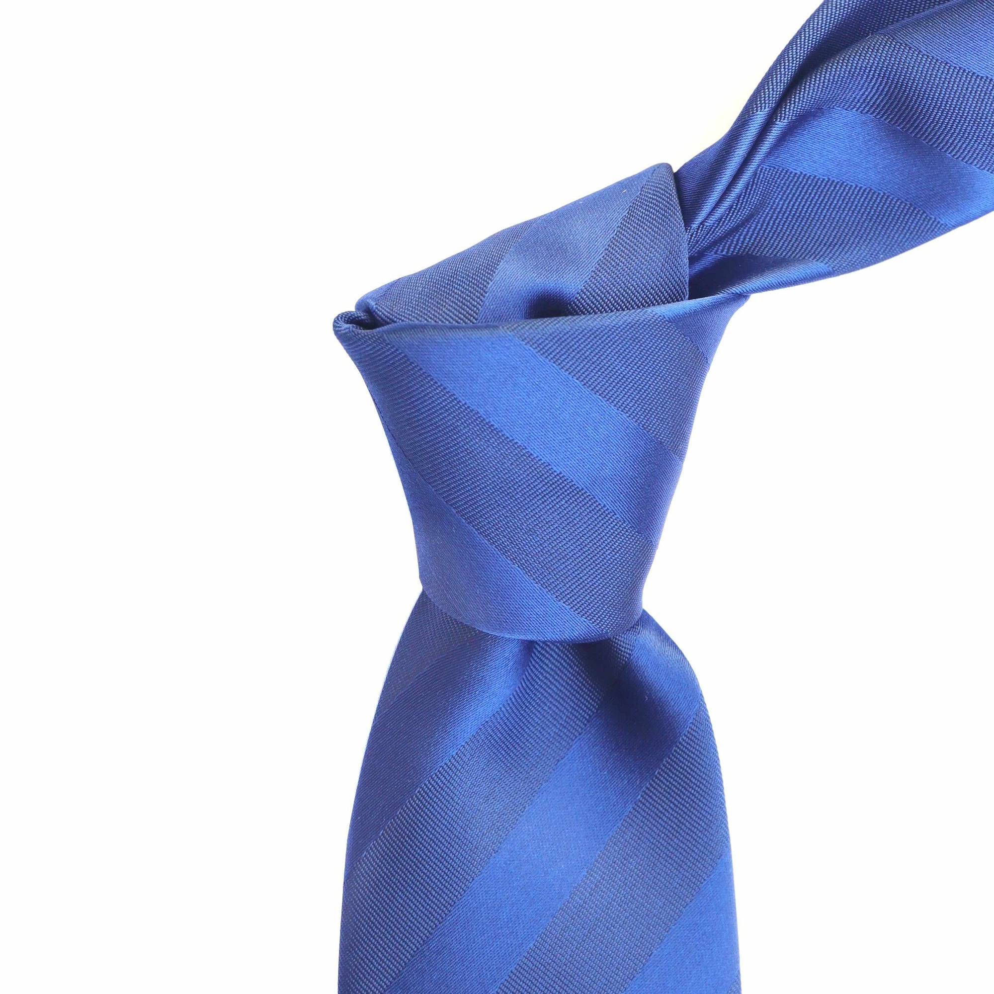 Orobianco L'unique Maroon Demin Blue with Twill-Neckties-Orobianco L'unique-Cufflinks.com.sg