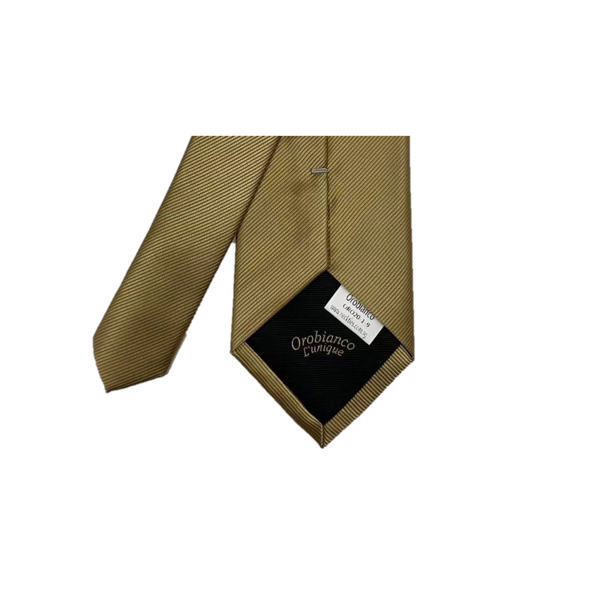 Orobianco L'unique Neckties - Solid Colour-Cufflinks.com.sg | Neckties.com.sg