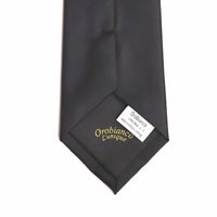 Orobianco L'unique Pitch Black Twill-Neckties-Orobianco L'unique-Cufflinks.com.sg