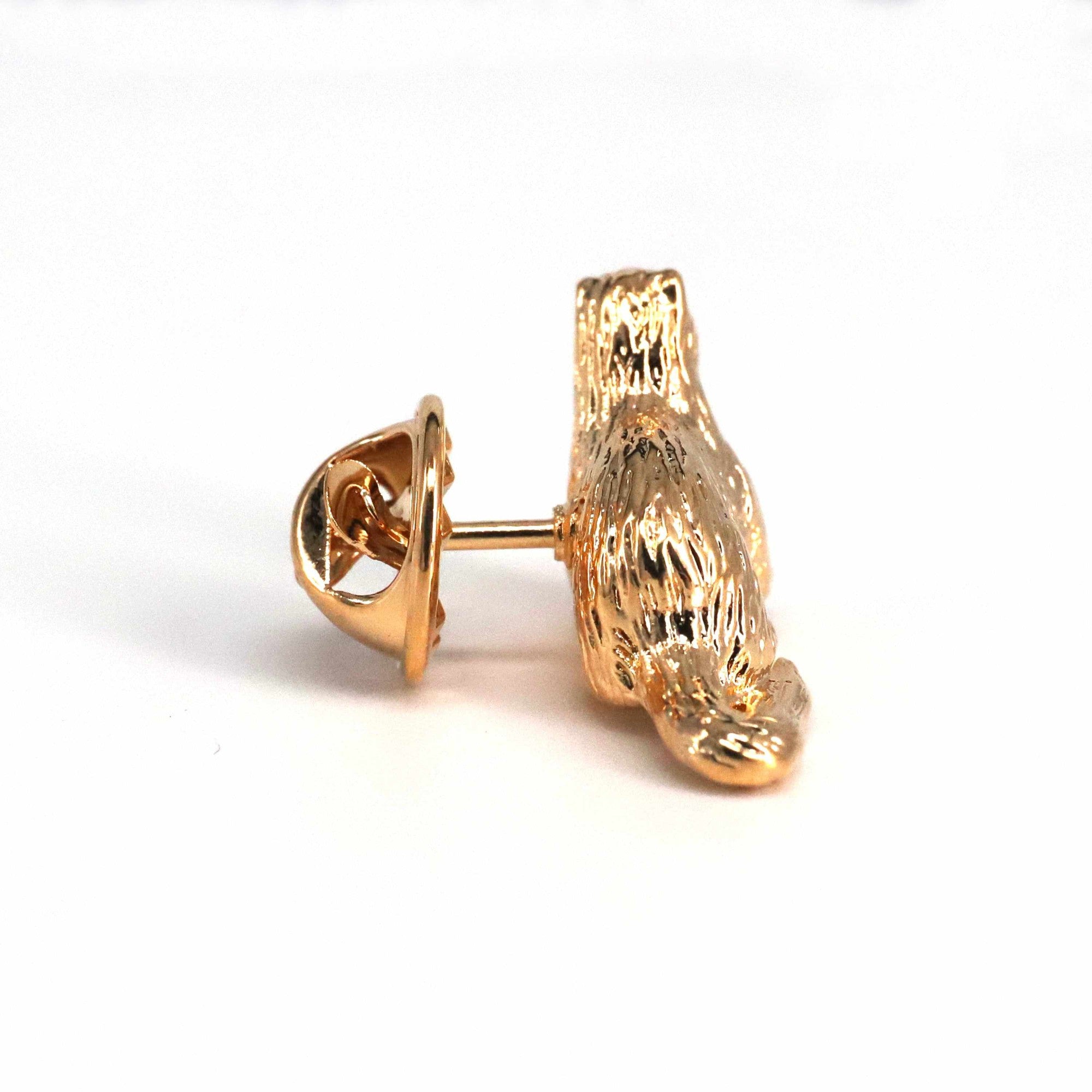 Otter Singapore Gold Pin-MarZthomson-Cufflinks.com.sg