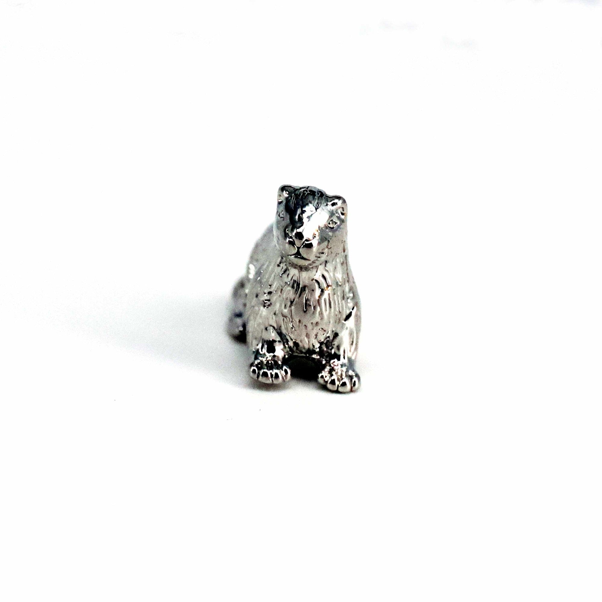 Otter Singapore Silver-MarZthomson-Cufflinks.com.sg