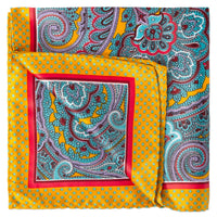 Paisley Design Pocket Square-Pocket Squares-MarZthomson-Cufflinks.com.sg