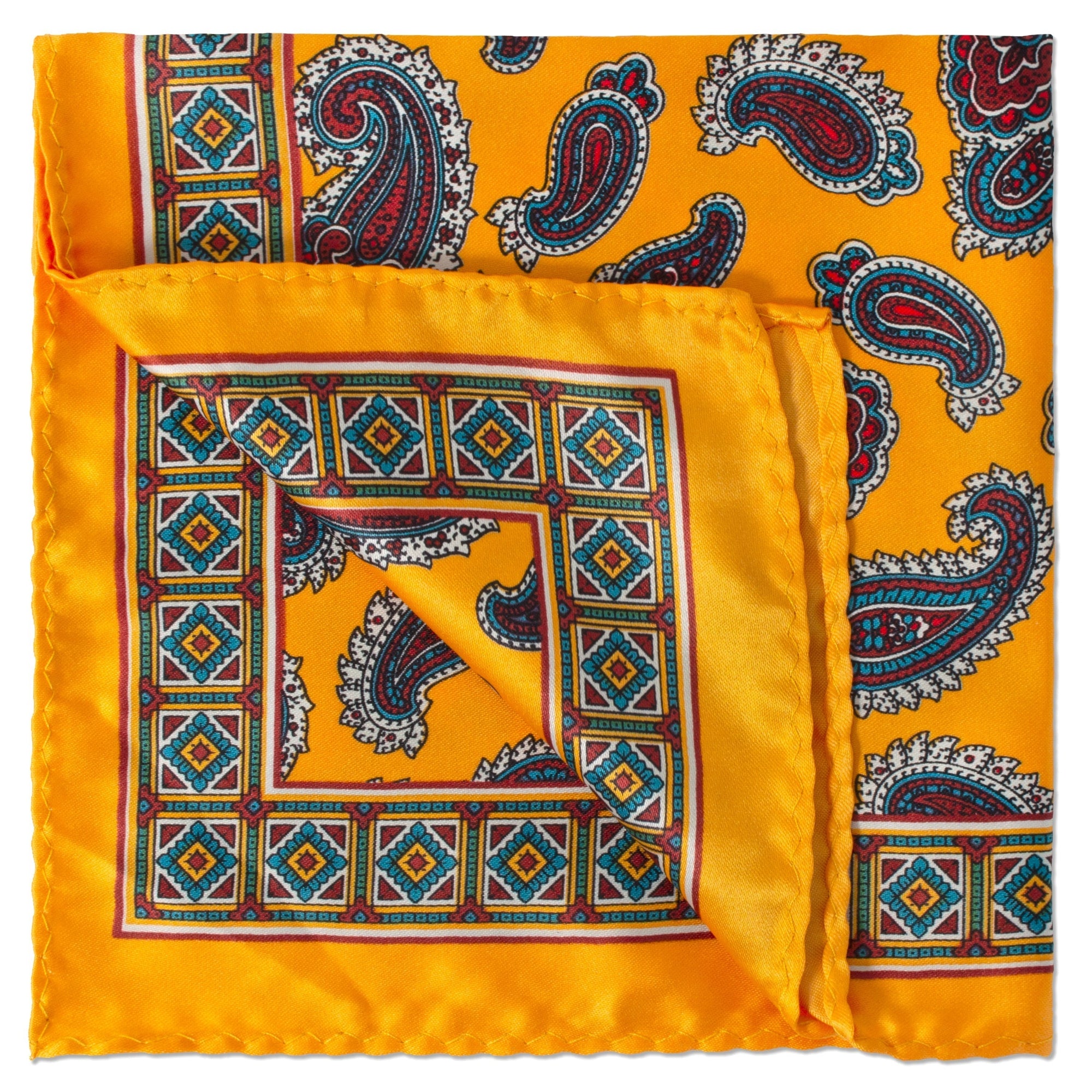 Paisley Pocket Square-Pocket Squares-MarZthomson-Cufflinks.com.sg