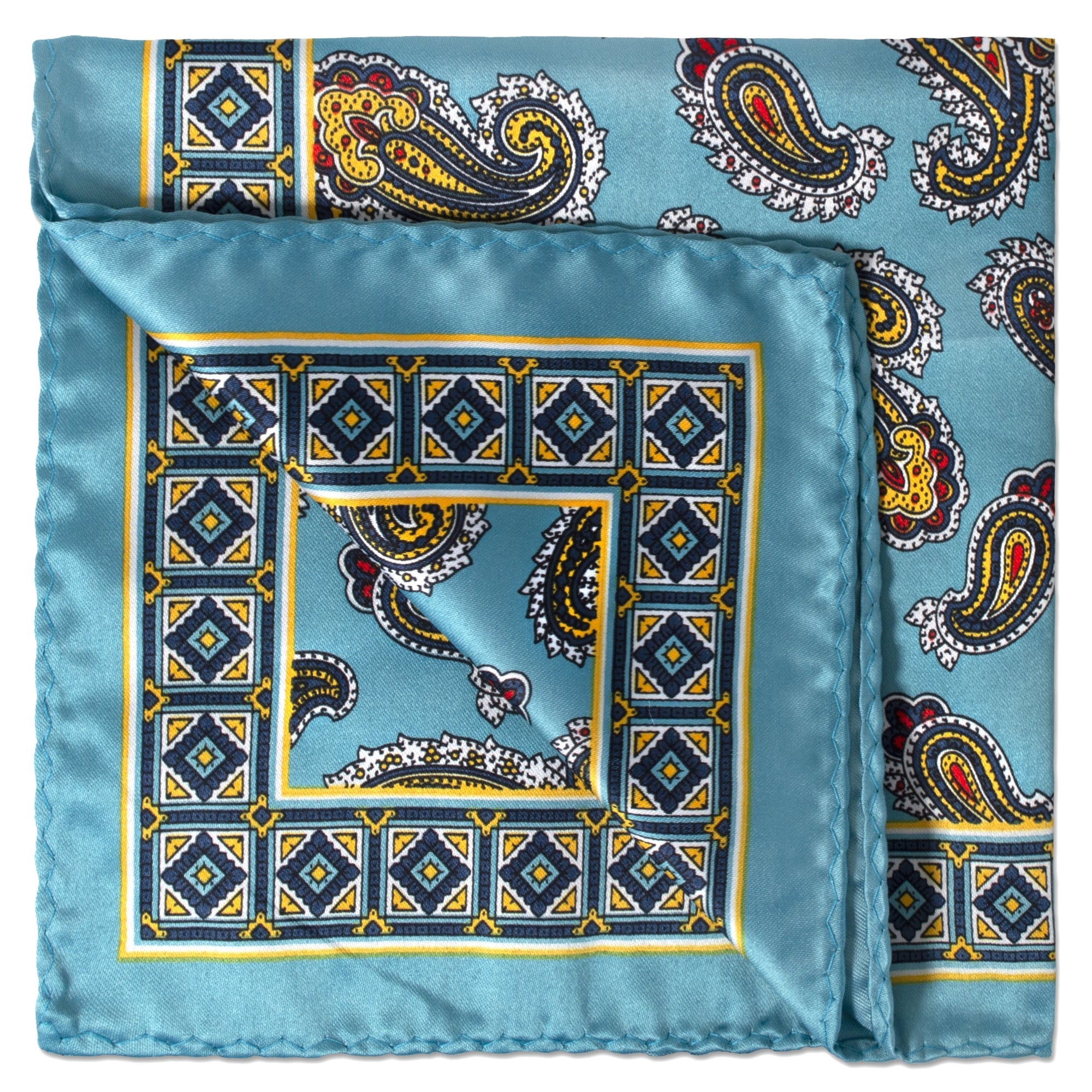 Paisley Pocket Square-Pocket Squares-MarZthomson-Cufflinks.com.sg