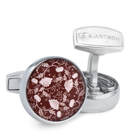Peranakan Cufflinks with Clip-on Button Covers-Cufflinks.com.sg