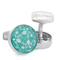 Peranakan Cufflinks with Clip-on Button Covers-Cufflinks.com.sg
