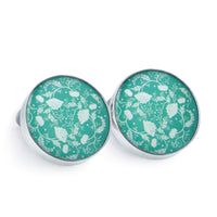 Peranakan Cufflinks with Clip-on Button Covers-Cufflinks.com.sg