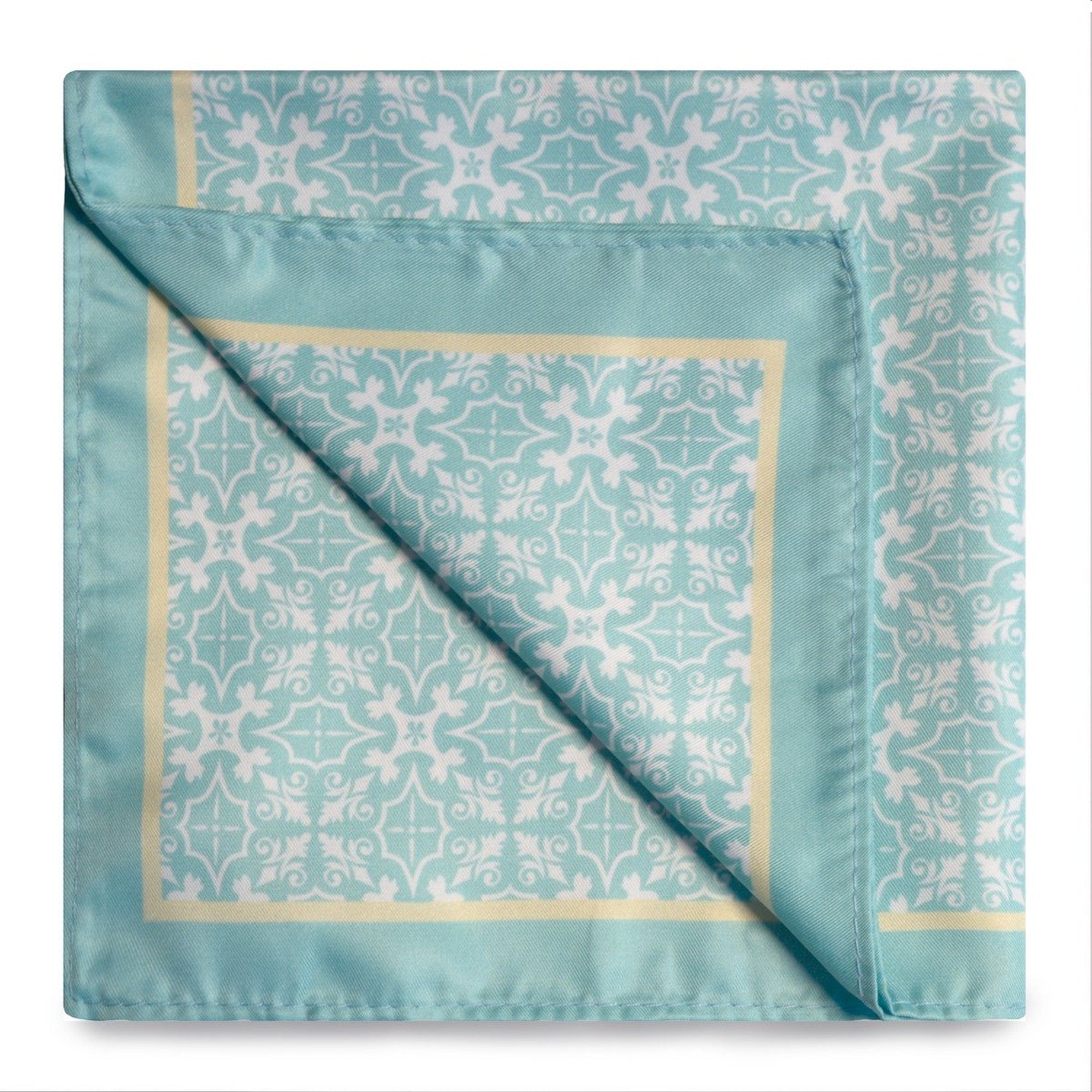 Peranakan Tiles Pocket Square-Pocket Squares-MarZthomson-Cufflinks.com.sg