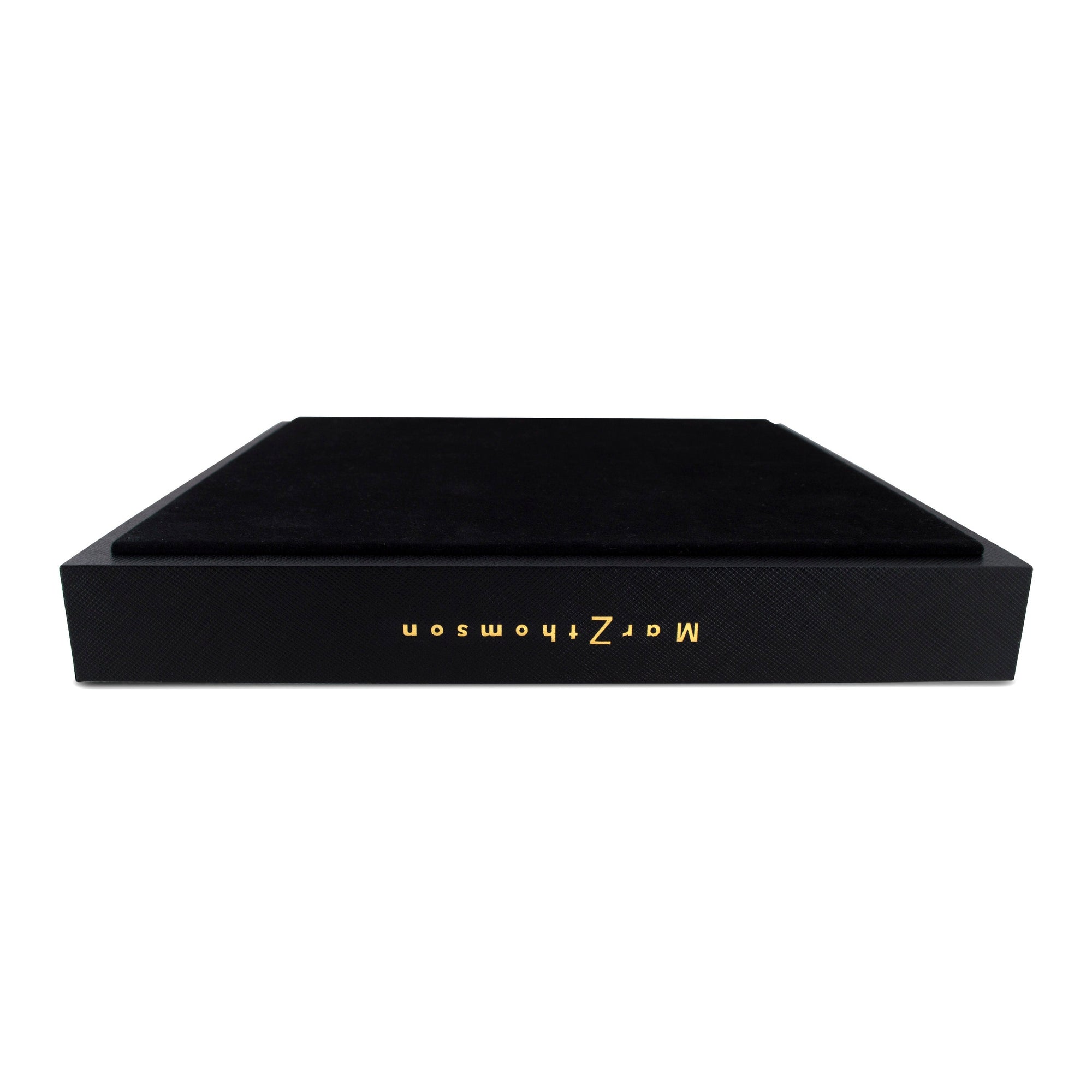 Professional Cufflinks Storage Tray in Black - Marzthomson-MarZthomson-1 Cover-Cufflinks.com.sg