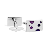 Purple Cheese Cufflinks-Cufflinks.com.sg