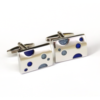 Purple Cheese Cufflinks-Cufflinks.com.sg