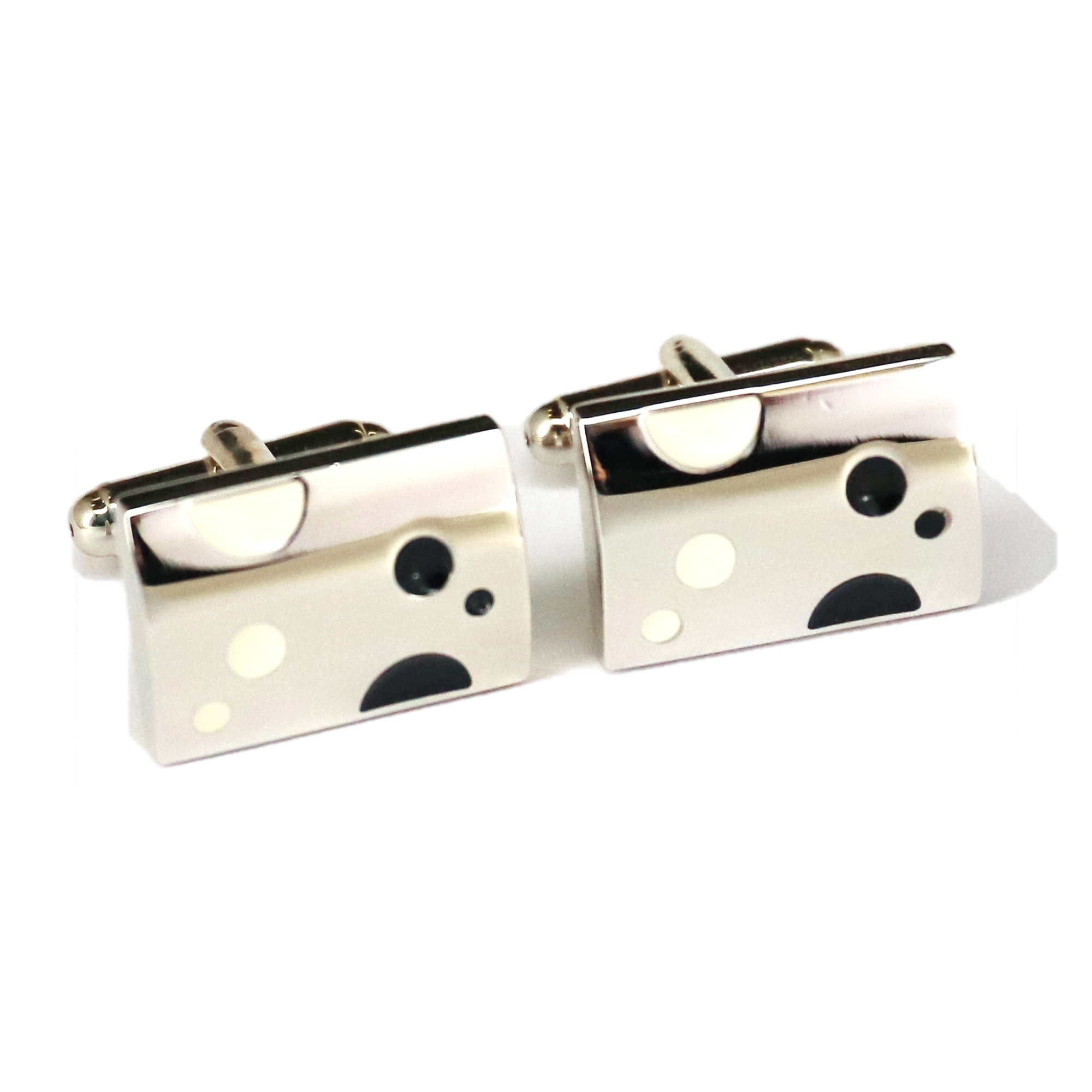 Purple Cheese Cufflinks-Cufflinks.com.sg