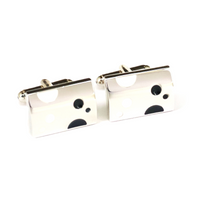 Purple Cheese Cufflinks-Cufflinks.com.sg