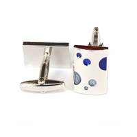 Purple Cheese Cufflinks-Cufflinks.com.sg