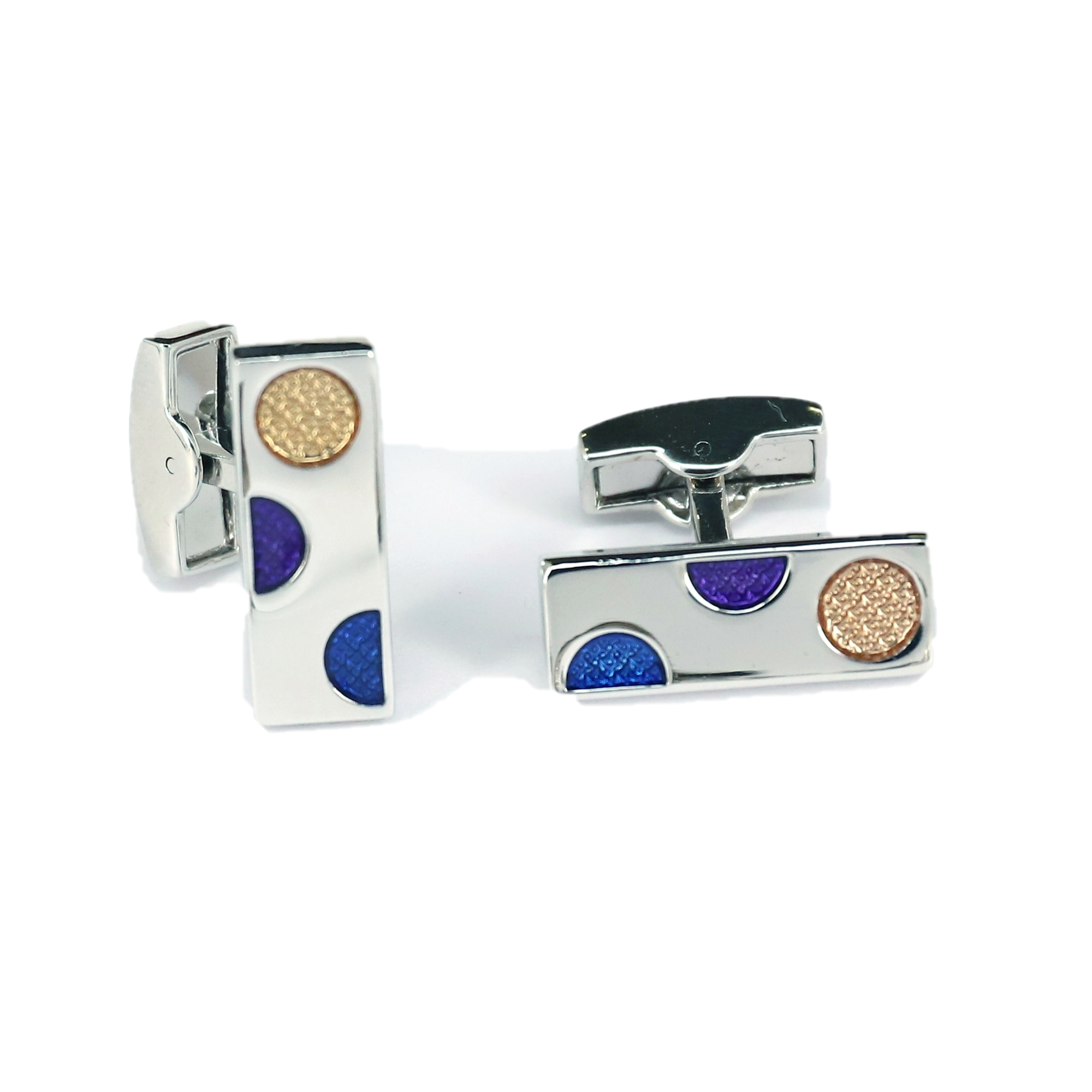 Purple Cheese Cufflinks-Cufflinks.com.sg