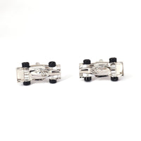 Racing Car Cufflinks, Red white and Silver M-Cufflinks.com.sg