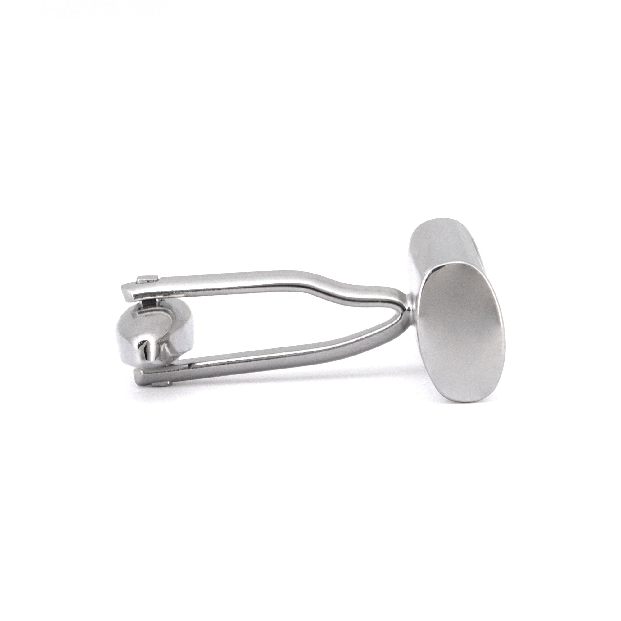 Rectangle Black Enamel Check Details Cufflinks M-Cufflinks.com.sg