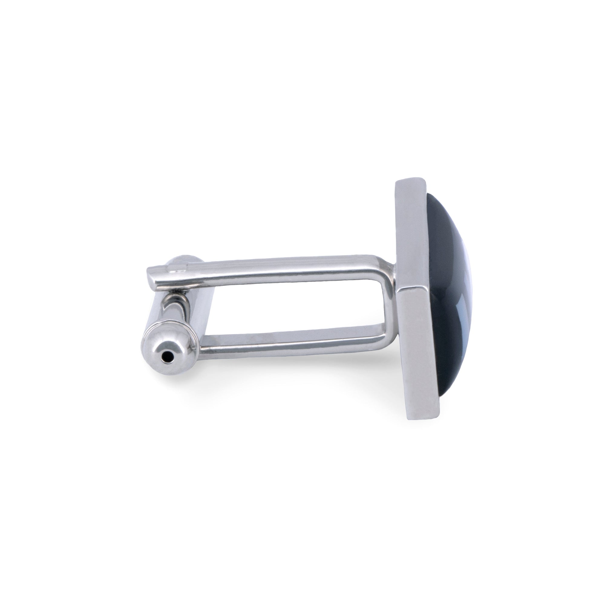 Rectangle Vertical Column Mother of Pearl Cufflinks-Cufflinks.com.sg