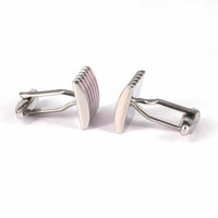 Rectangular Enamel Cufflinks-Cufflinks.com.sg