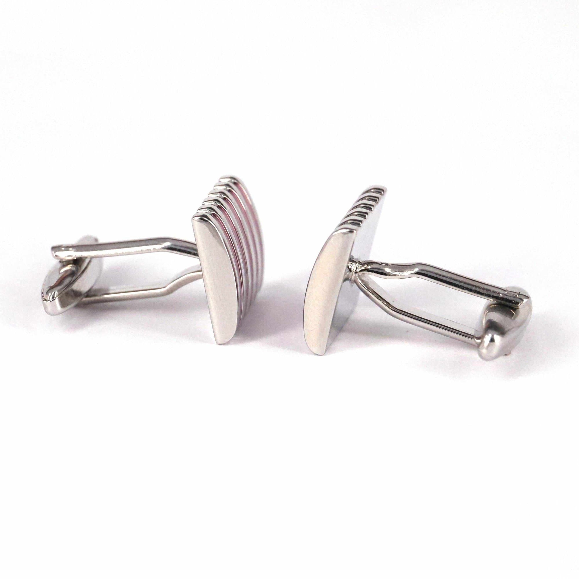 Rectangular Enamel Cufflinks-Cufflinks.com.sg