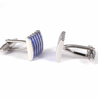 Rectangular Enamel Cufflinks-Cufflinks.com.sg