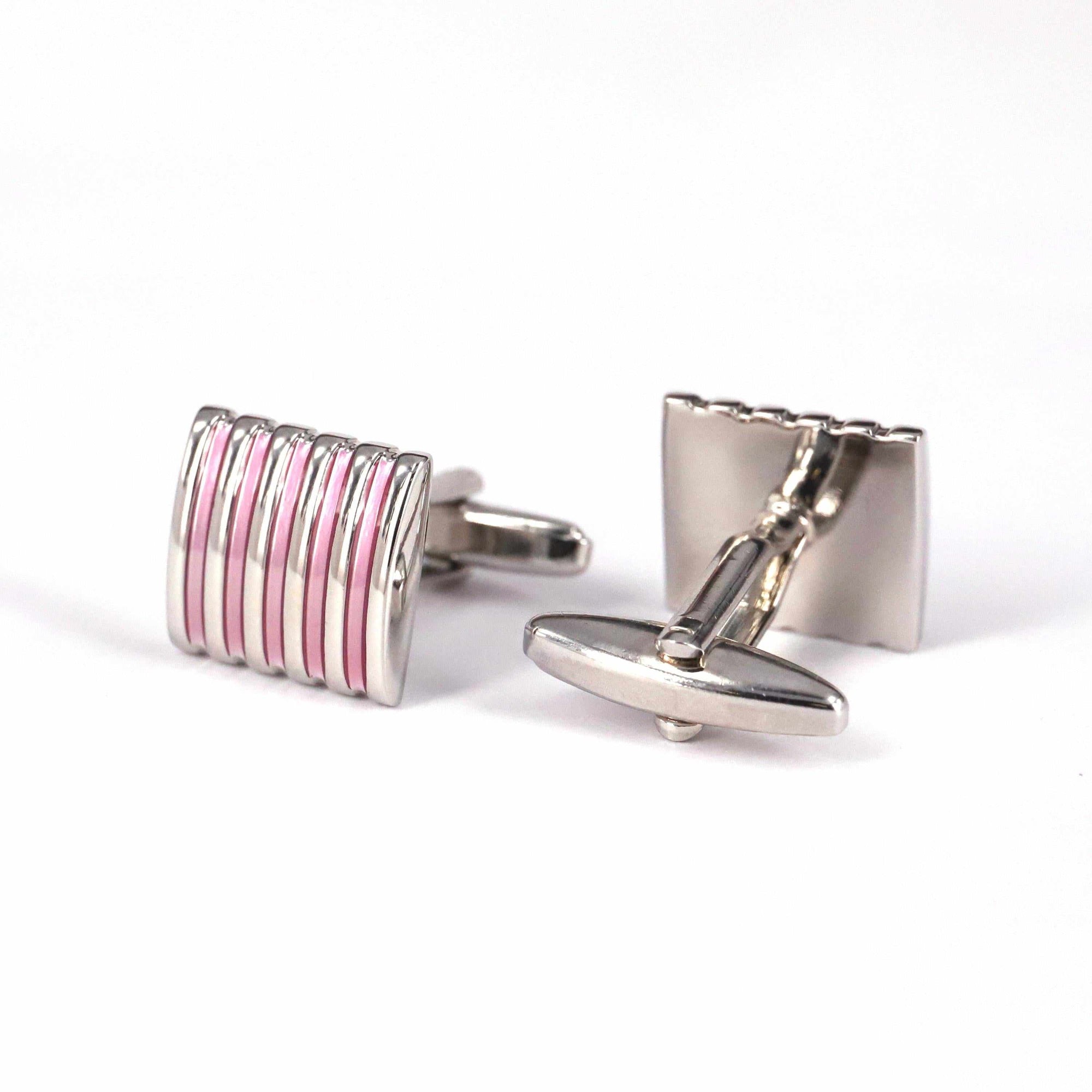 Rectangular Enamel Cufflinks-Cufflinks.com.sg