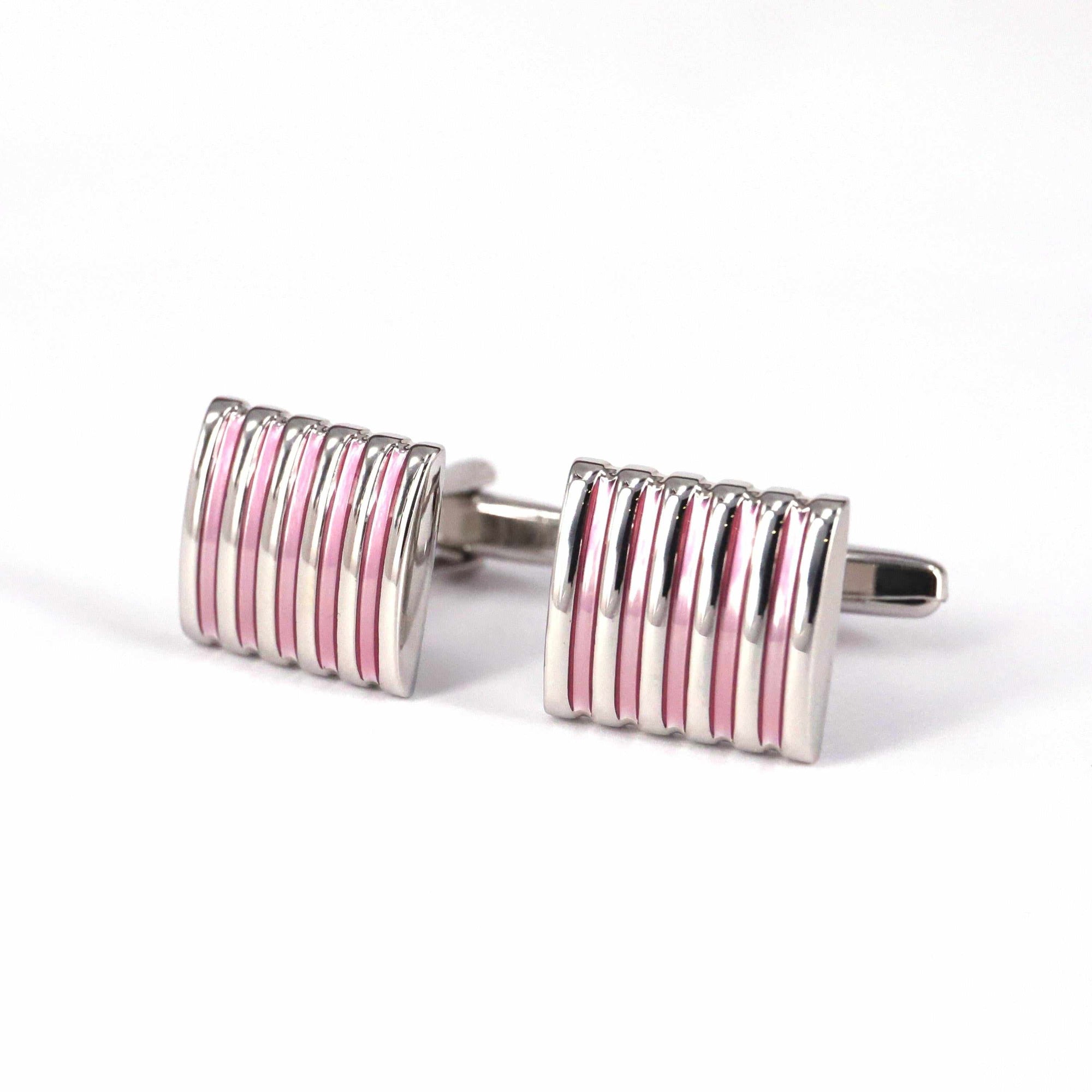 Rectangular Enamel Cufflinks-Cufflinks.com.sg