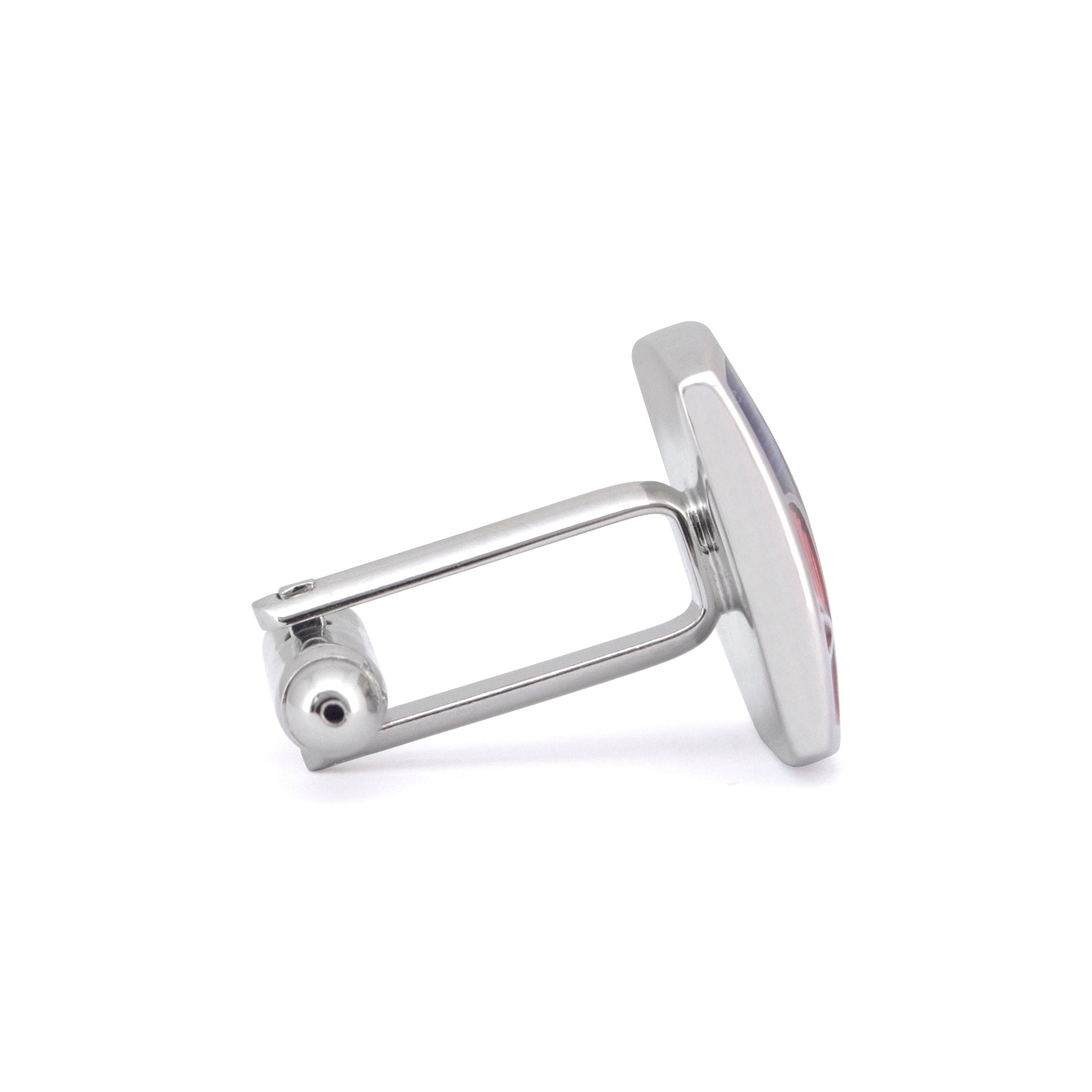 Red and Blue Bubble Dream Cufflinks-Cufflinks.com.sg