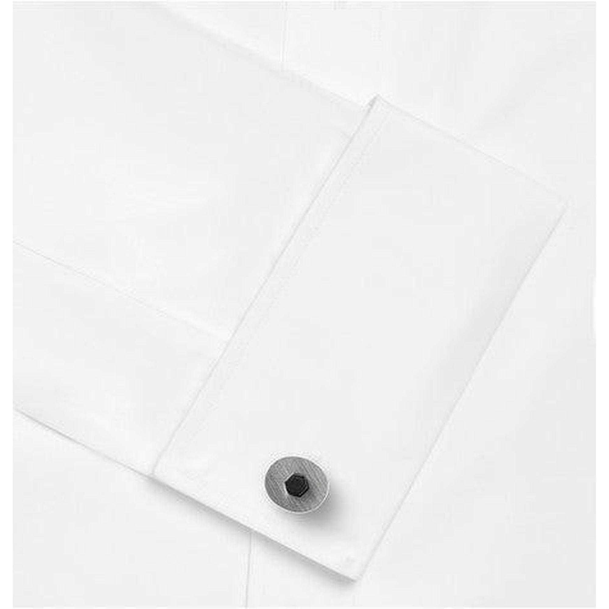 Rhodium-Plated Onyx Cufflinks-Cufflinks.com.sg